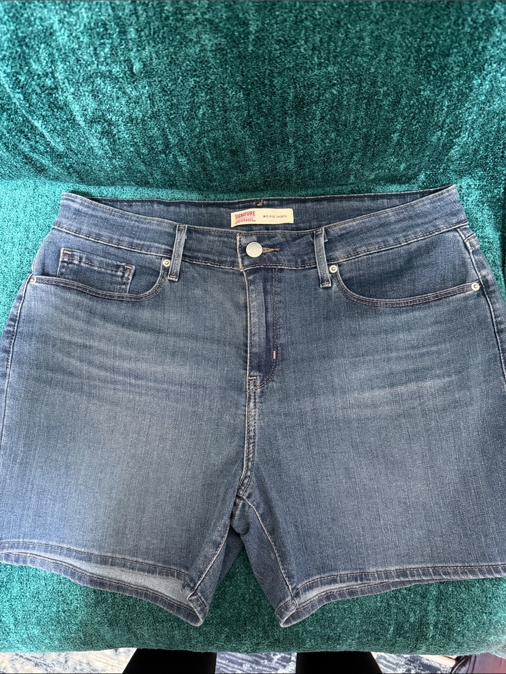 Levi's Classic Blue Denim Shorts